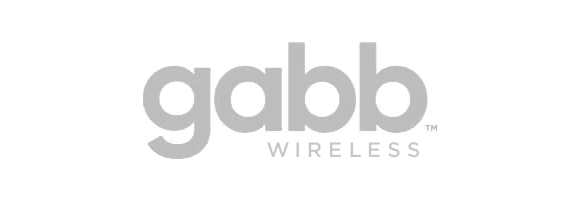 Gray Gabb Wireless logo grey